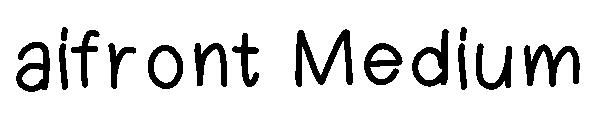 aifront Medium字体