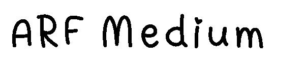 ARF Medium字体