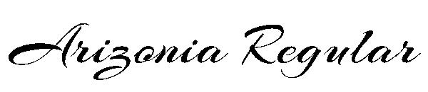 Arizonia Regular字体