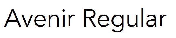 Avenir Regular字体
