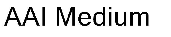 AAI Medium字体