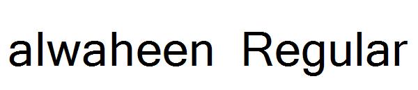 alwaheen Regular字体