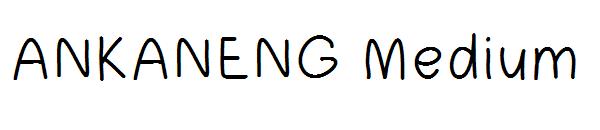 ANKANENG Medium字体