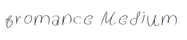 Aromance Medium字体