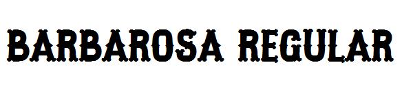 Barbarosa Regular字体