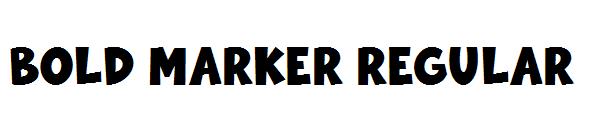 Bold Marker Regular字体