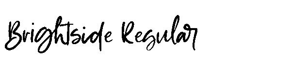 Brightside Regular字体