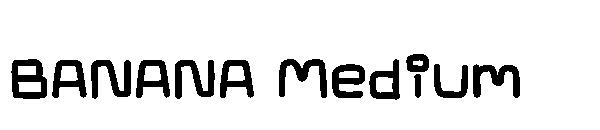 BANANA Medium字体