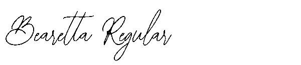 Bearetta Regular字体