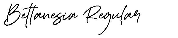 Bettanesia Regular字体