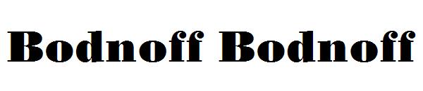 Bodnoff Bodnoff字体