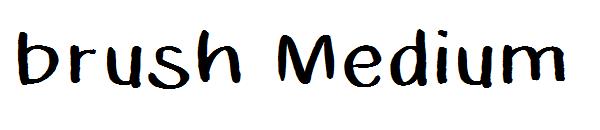 brush Medium字体