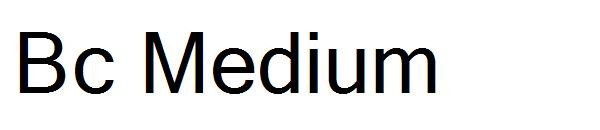 Bc Medium字体