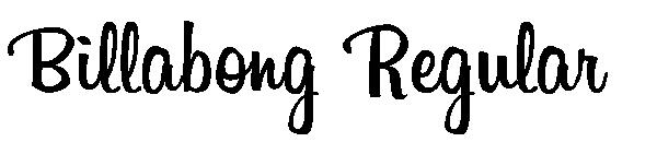 Billabong Regular字体