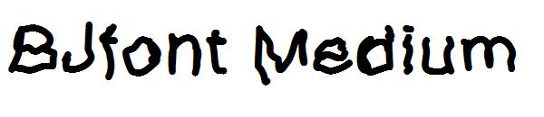 BJfont Medium字体