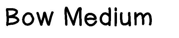 Bow Medium字体