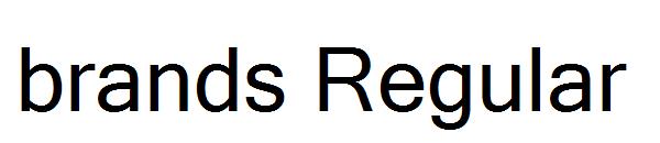 brands Regular字体