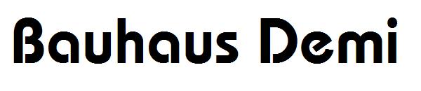 Bauhaus Demi字体