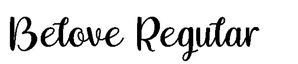 Belove Regular字体