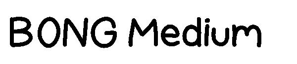 BONG Medium字体