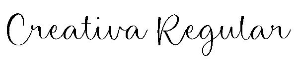 Creativa Regular字体