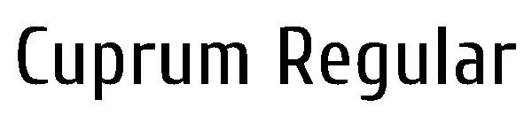 Cuprum Regular字体