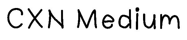 CXN Medium字体