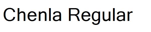 Chenla Regular字体