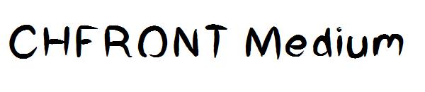 CHFRONT Medium字体
