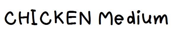 CHICKEN Medium字体