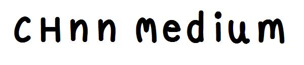 CHnn Medium字体