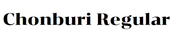 Chonburi Regular字体