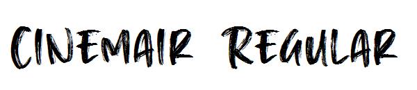 Cinemair Regular字体