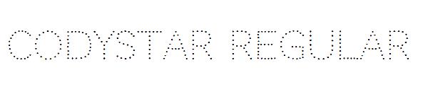 Codystar Regular字体