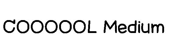 COOOOOL Medium字体