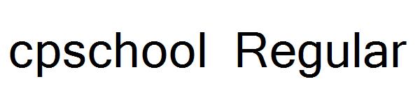 cpschool Regular字体
