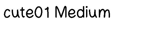 cute01 Medium字体