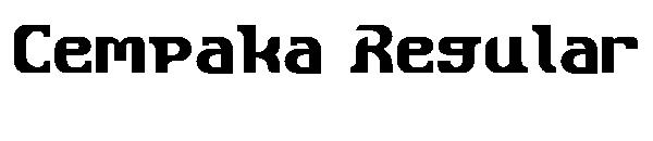 Cempaka Regular字体