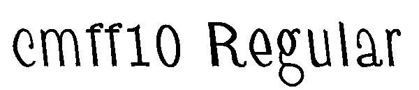 cmff10 Regular字体