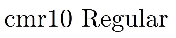 cmr10 Regular字体