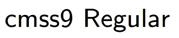 cmss9 Regular字体