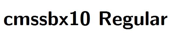 cmssbx10 Regular字体
