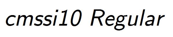 cmssi10 Regular字体