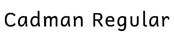 Cadman Regular字体