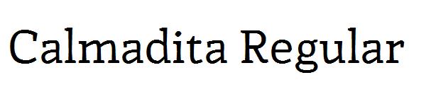 Calmadita Regular字体