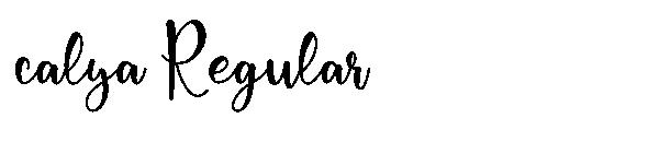 calya Regular字体