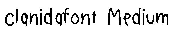 chanidafont Medium字体