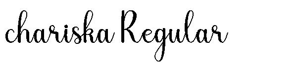 chariska Regular字体