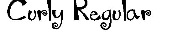 Curly Regular字体