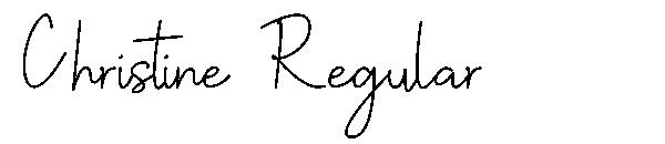 Christine Regular字体